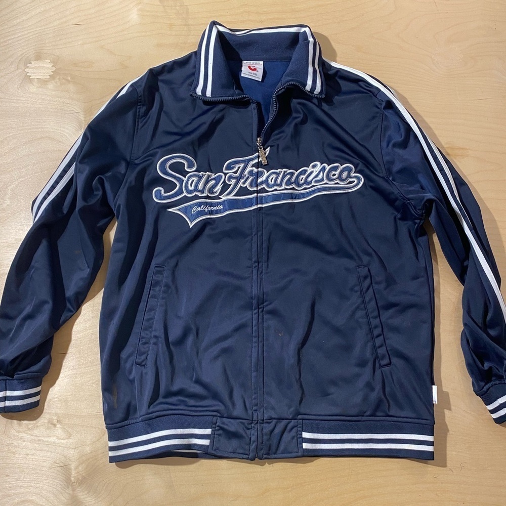 Go Go Sports San Francisco Navy Jacket XXL (OA)